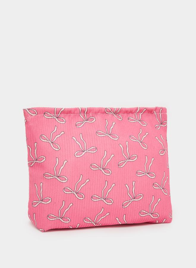 Styli Pink Ribbon Wash Bag - Image 4